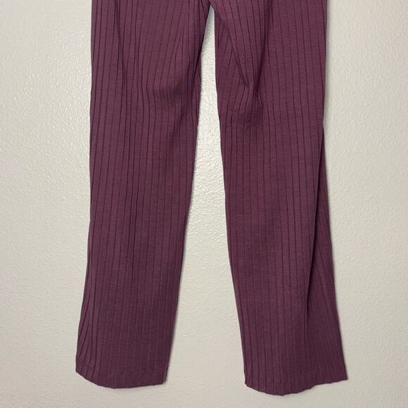 Eileen Fisher Rib Ankle Pant Women's Size Medium Relaxed Fit Elastic Waist Fig - Picture 15 of 16